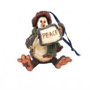 Boyds Vintage Widdle Coldfin...Peace Boyds Penguin Resin Ornament #25804